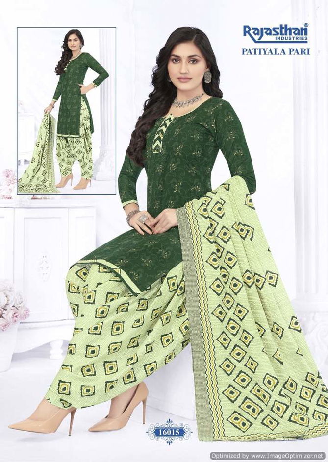 Patiyala Pari Vol 16 By Rajasthan Pure Cotton Printed Readymade Dress Wholesale Shop In Surat